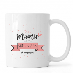 Mug céramique "avec mamie...