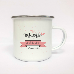 Mug incassable "Avec mamie...