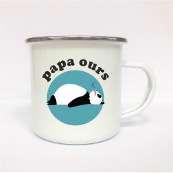 Mug incassable "papa ours"