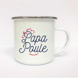 Mug incassable "papa poule"