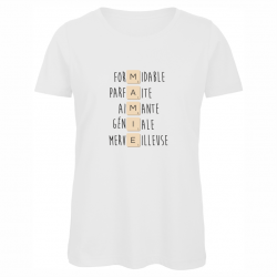 t-shirt "Mamie scrabble"