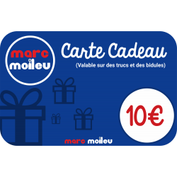 Image de notre carte cadeau Marc Moileu d'une valeur de 10 euros.