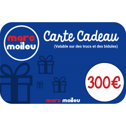 Image de notre carte cadeau Marc Moileu d'une valeur de 300 euros.