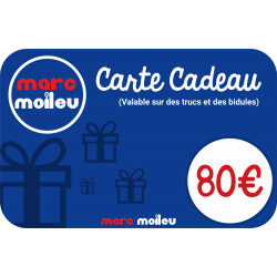 Image de notre carte cadeau Marc Moileu d'une valeur de 80 euros.