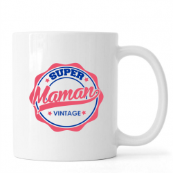 Mug "super maman vintage"