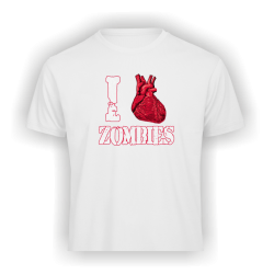 T-shirt Homme I Love Zombie